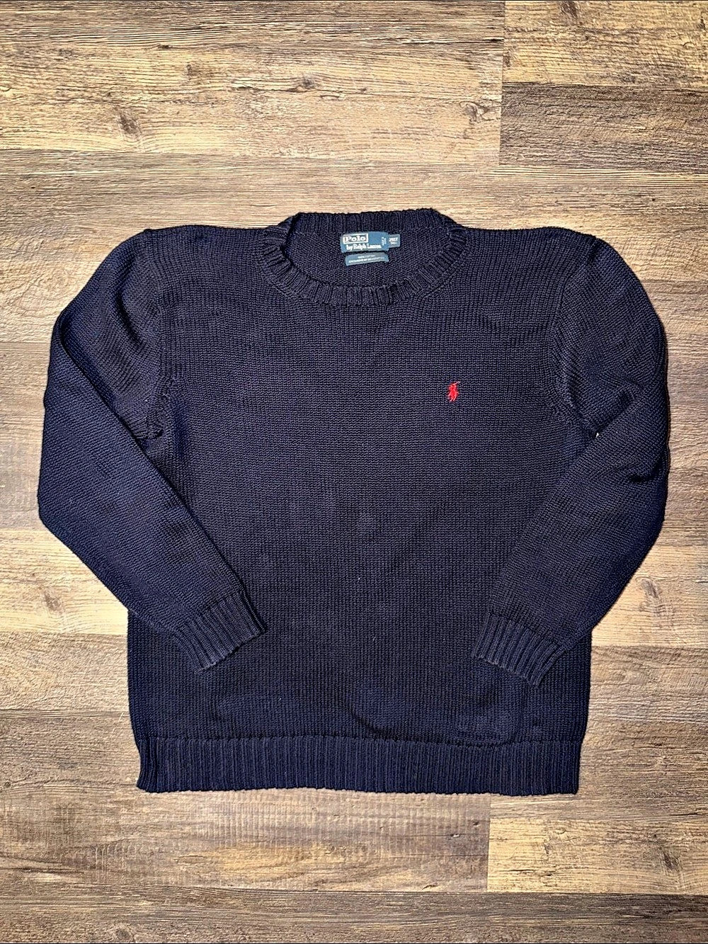 Polo Ralph Lauren crewneck sweater Cotton Crewneck in Navy XXL Tall